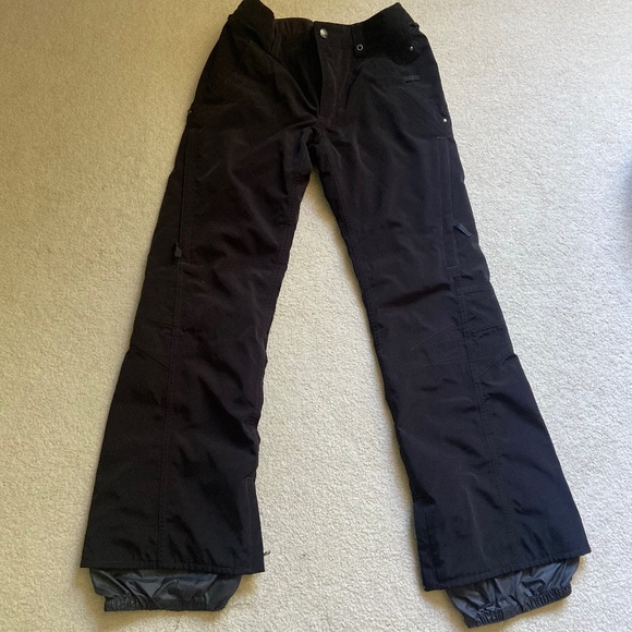 Black Burton snow pants. Like new, size medium - Picture 1 of 5